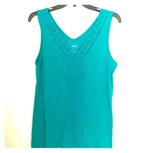 Teal Blue Tank Top 😊